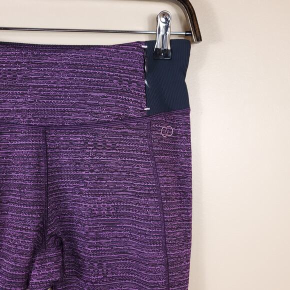 Calia Purple Heathered Mid-rise Cropped Leggings Size S - Picture 4 of 8
